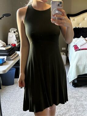 Athleta Olive green dress XS